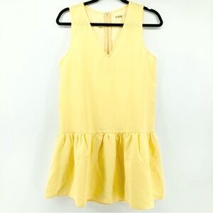 Rehab Yellow Sleeveless V-Neck Mini Dress